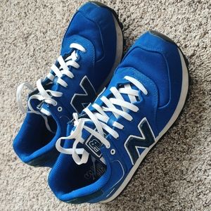 New Balance 574 Pique Polo Royal Blue